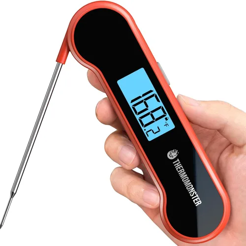 Vista 11 de Termómetro digital de lectura instantánea de 0.5 segundos para carne con precisión de ± 0.5 ℉, termómetro de alimentos para cocinar utensilios