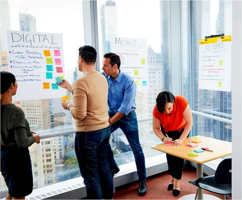 Vista 15 de Post-it Almohadilla de caballete súper pegajosa de 25 x 30 pulgadas, 30 hojasbloc, 2 blocs (560), cuadrícula blanca grande, papel autoadhesivo