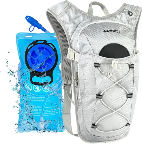 Vista 8 de Zavothy Hydration Backpack with 2L Hydration Bladder Water Backpack for Hiking Hydration Pack for Running Cycling Hiking