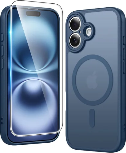 Vista 411 de FNTCASE para iPhone Air Case Clear: Fundas magnéticas para teléfono con protector de pantalla a prueba de caídas, compatibles con Magsafe, delgadas