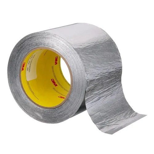Vista 5 de 3M Cinta de papel de aluminio, 4 in x 60 yardas 4.6 mil, 425, papel de aluminio, plata (paquete de 2)