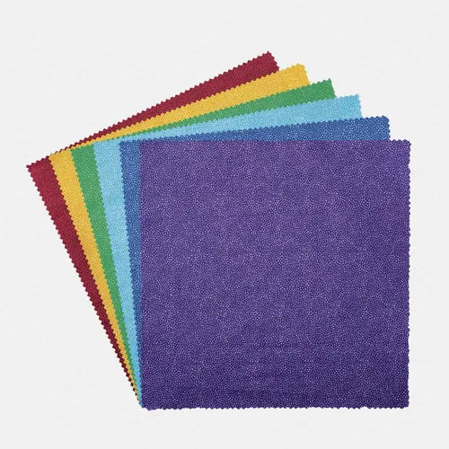 Vista 5 de Connecting Threads Blender Collection - Juego de 40 piezas de tela precortada de 10 x 10 pulgadas (10 x 10 pulgadas), 100% algodón (Tono cambray)