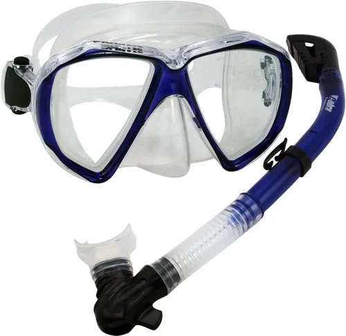 Vista 6 de PROMATE Snorkel Buceo Buceo Seco Máscara de Snorkel Deluxe Gear Set/ SCS0031