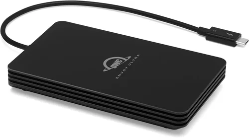 Vista 8 de OWC Unidad SSD externa NVMe NVMe compatible con bus de aluminio ultra portátil de 2 TB Envoy de 10 G/s USB-C Thunderbolt