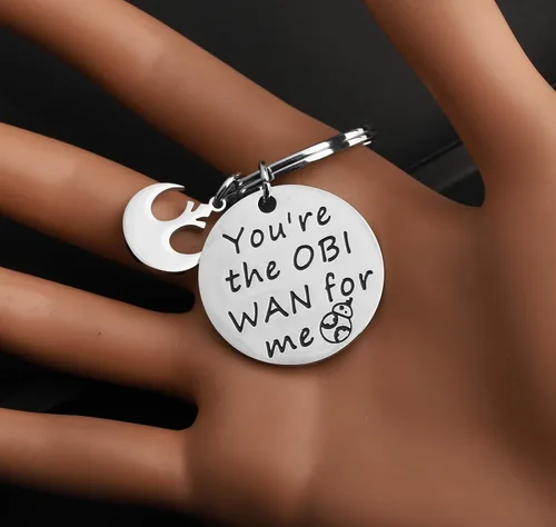 Vista 4 de TIIMG Llavero inspirado en el fanático, regalo para novio y marido