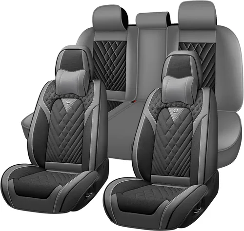 Vista 22 de para Lexus es juego completo de fundas para asientos de coche, 2002-2024, cojín de asiento de coche premium, protectores de asiento impermeables