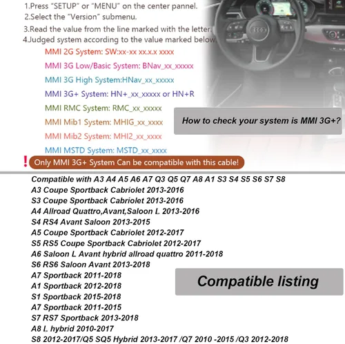Vista 5 de Cable auxiliar AMI a tipo C, adaptador MDI MMI, compatible con IP 15 Pro Max Pad Pixel 2 XL U11U12+ Moto Z2 para A3A4A5A6S5A8 con MMI 3G+ Sytem