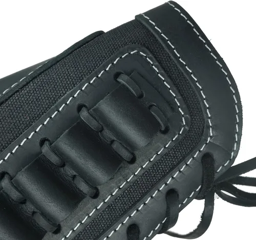 Vista 5 de Arma de lona de cuero con funda de soporte de carcasa para 12ga .22lr .45-70 .308 .30-06 Cal