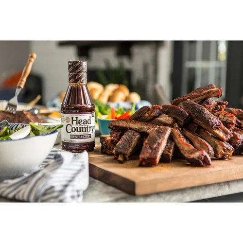 Vista 5 de Head Country Bar-B-Q Salsa, dulce y pegajosa Salsa barbacoa sin gluten sin alérgenos ni conservantes Salsa de barbacoa dulce y robusta ideal