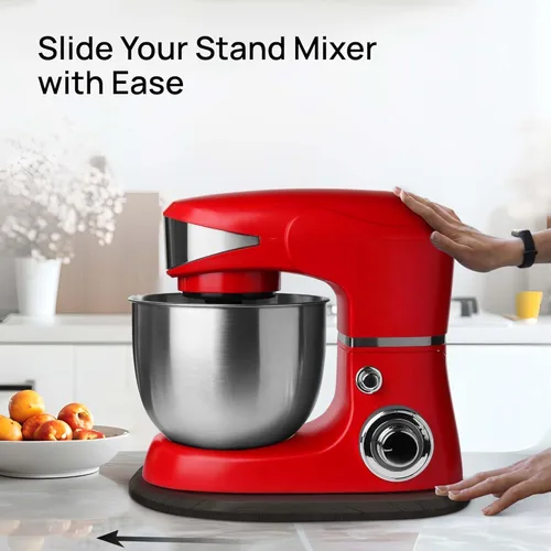 Vista 3 de Ibyx Elegante bandeja deslizante, compatible con batidoras KitchenAid de 4.5 cuartos de galón y otros electrodomésticos pesados (negro)