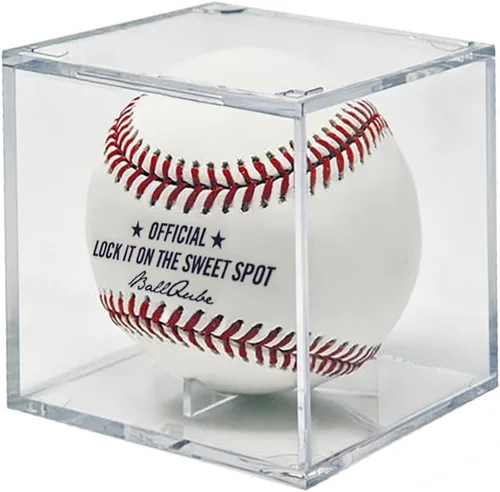 Vista 9 de The Original Ballqube - Caja Expositora de bolas de béisbol (protección UV), S