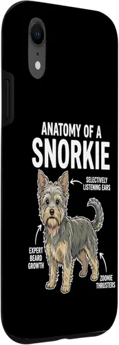 Vista 3 de Anatomy of A Snorkie Funny Dog Lover Owner Pet Parent Case for iPhone XR