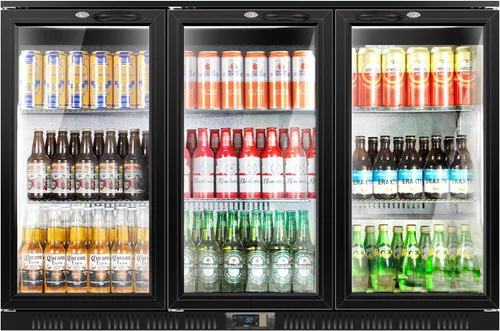 Vista 41 de Tylza Refrigerador de vino de 8 botellas, bodega con puerta de vidrio templado de baja emisión, pantalla táctil LED, cerradura, sin escarcha, sin