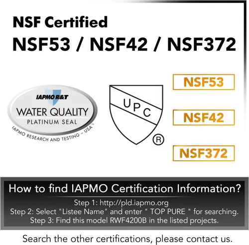 Vista 3 de ICEPURE PLUS NSF53 DA97-17376B Reemplazo para HAF-QIN/EXP, HAF-QIN, DA97-08006C, RF23M8070SG, RF23M8070SR, RF23M8090SG, RF23M8090SR, AQF-DA97-17376B