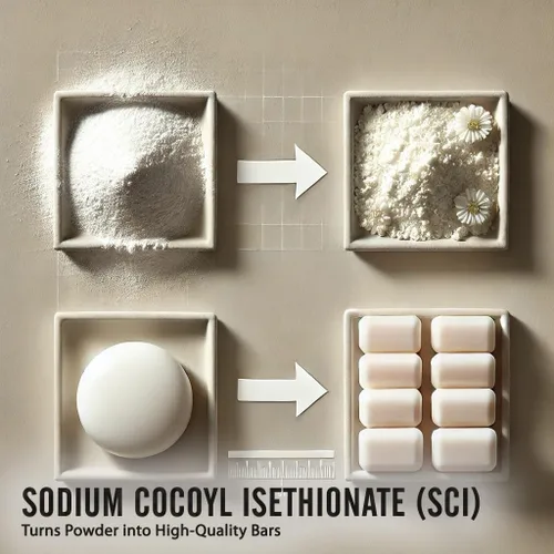 Vista 4 de ISETIONATO DE COILO DE Sodio (SCI) - Polvo - Tensioactivo espumante - para barras de champú sólido caseras, bombas de baño, productos espumosos
