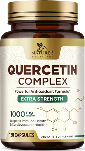 Vista 10 de Quercetin Dihydrate 1000mg per Serving - Premium Plant-Based Bioflavonoids - Extra Strength Antioxidant Immune & Respiratory Health Support - High