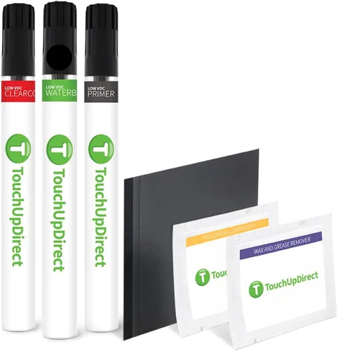 Vista 220 de TouchUpDirect A2B Abyss/Onyx Black Pearl - Aerosol de pintura de retoque compatible con Hyundai Exact Match - Kit esencial
