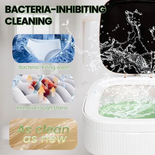 Vista 5 de Lavadora Portátil Mini Lavadora para Apartamentos - Compacta, Plegable Lavadora y Secadora Combinada de Mesa, Pequeña Lavadora Portátil, Lavadora