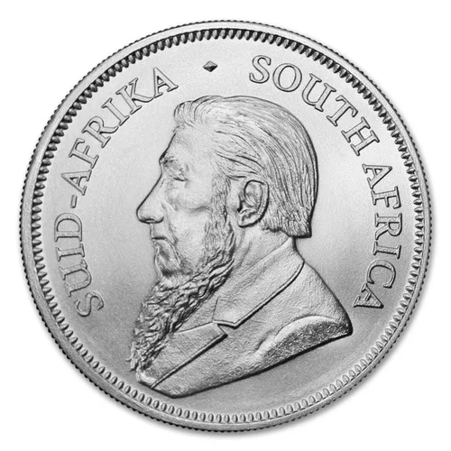 Vista 4 de 2017 - Present (Random Year) 1 oz South African Silver Krugerrand Coin Brilliant Uncirculated with a Certificate of Authenticity 1oz Seller BU