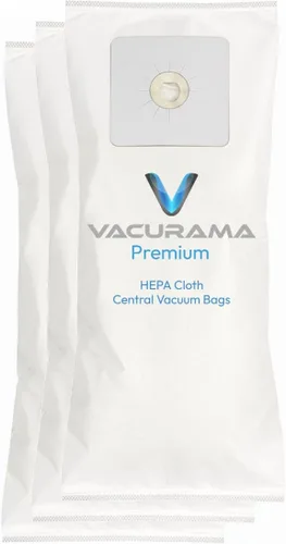 Bolsas de vacío centrales de tela no tejida de alta calidad compatibles con NuTone 391, Beam, Electrolux, Kenmore, Canavac, Titan, Broan, Eureka,