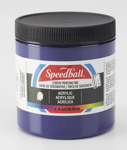 Vista 27 de Speedball Tinta acrílica para serigrafía, 8 oz, negra para impresiones en papel, fabricada en EE. UU