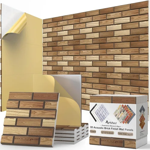 Vista 33 de 12Pack Acoustic Wall Panels, Self-Adhesive Sound Proof Foam Panels for Walls, Decorative Sound Dampening Wall Panels, Sound Absorbing for Door