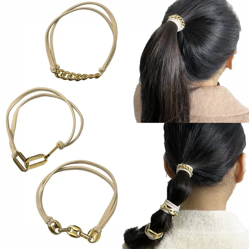 Bandas elásticas para el cabello para mujer, ligas elásticas para el cabello grueso y fino, bandas para el cabello para coleta, accesorios para el