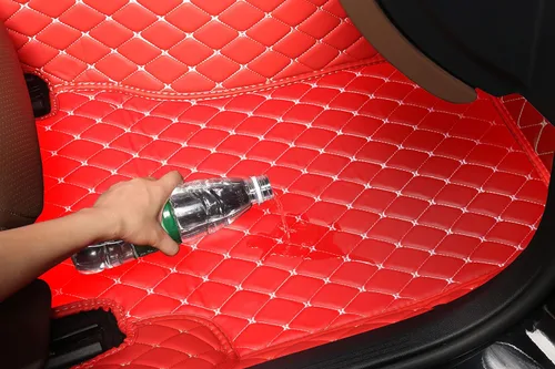 Vista 5 de Alfombrillas personalizadas para Ford Explorer 2002-2023 para automóvil, de lujo, impermeables, antideslizantes, cobertura completa, forros de piso