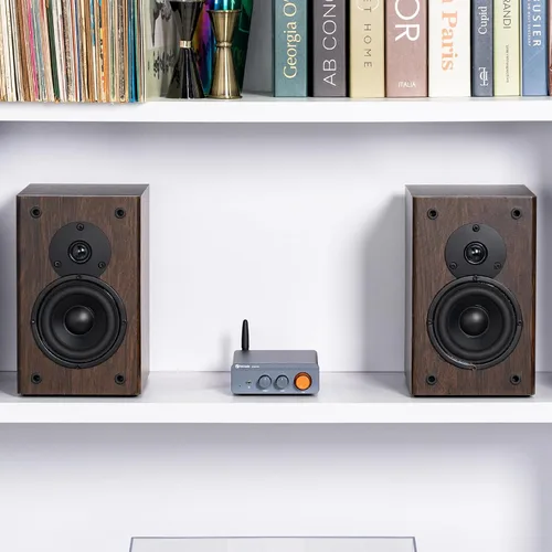 Vista 7 de Fosi Audio BT20A Pro Amplificador Bluetooth 5.0, Amplificador Inalámbrico 300W x2, TPA3255 Receptor de Audio Estéreo Integrado Mini Clase D de 2