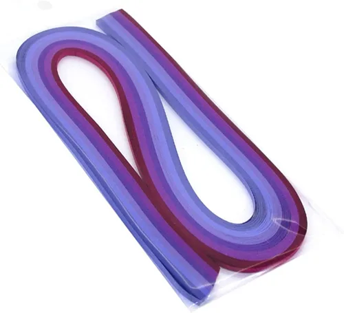 Vista 7 de ODETOJOY Quilling - Tiras de filigrana degradadas de 0.118 pulgadas para manualidades, 1/8 pulgadas, color arcoíris, 120 piezas de longitud de 21