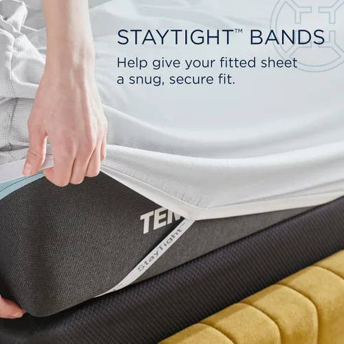 Vista 6 de TEMPUR ProAir - Juego de sábanas color blanco, tamaño King