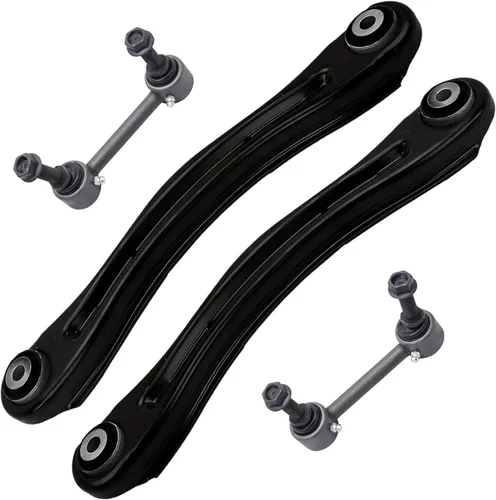 Vista 200 de Detroit Axle - Kit de suspensión frontal de 4 piezas para Chevrolet Aveo5 Aveo Pontiac G3 Wave Wave5 Suzuki Swift+, 2 brazos de control inferiores