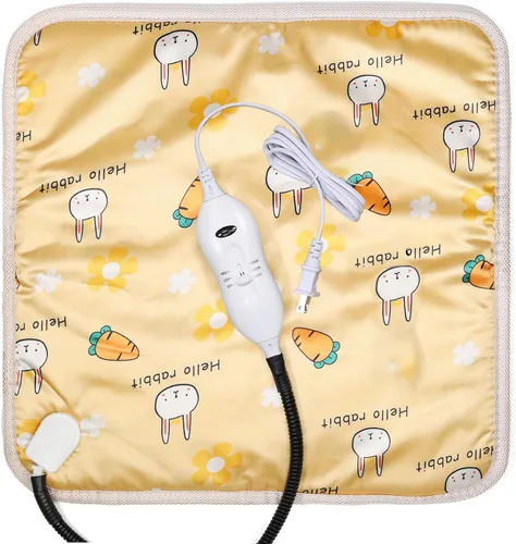 Vista 9 de HOTDOG Almohadilla térmica para perros, cama térmica para perros con temperatura ajustable, almohadilla térmica para gatos, almohadilla térmica