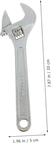 Vista 2 de Baluue Llave inglesa ajustable de 8 pulgadas: Llave universal forjada con cromo para reparaciones fáciles de grifos y fregaderos, fontanería