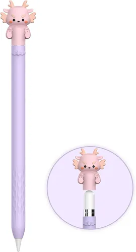 Vista 25 de NIUTRENDZ Funda protectora de silicona con diseño de oso para Apple Pencil de 1ª generación, accesorios para la piel