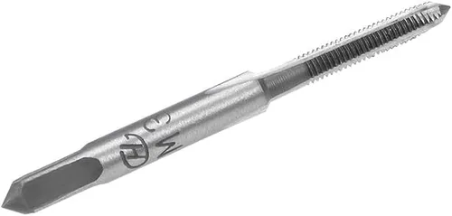 Vista 8 de uxcell Métrico M3 Rosca 0.5 paso 3 flautas rectas H2 herramienta de aleación de acero inferior y tornillo cónico juego de roscas para reparar 2 pares