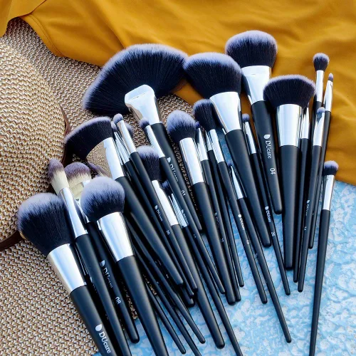 Vista 5 de DUcare Brochas de maquillaje profesional+limpiador de brochas de maquillaje