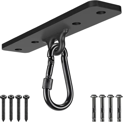 Vista 11 de Dolibest Heavy Bag Hangers Brackets, Punching Bag Hangers, Heavy Bag Ceiling Mount for Body Weight Strength Training Systems, Aerial Yoga Swing &