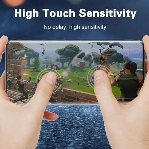 Vista 6 de Paquete de 2 protectores de pantalla de privacidad para Galaxy S20 Plus, película adhesiva completa mate de TPU suave y flexible