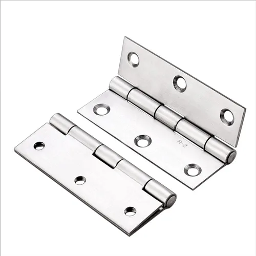 Vista 2 de Medsuo 2 bisagras de puerta plegables de acero inoxidable de 3 pulgadas con 12 tornillos de acero inoxidable para puerta, tapa de caja de madera