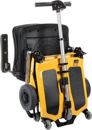 Freerider Luggie Scooter de movilidad súper plegable con batería de iones de litio para adultos y personas mayores, resistente, portátil, ligero,