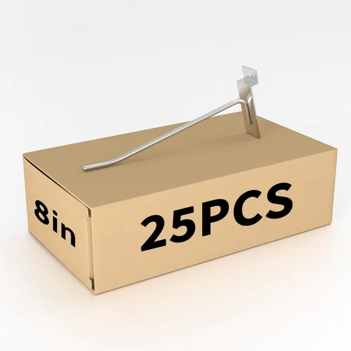 Vista 11 de Ganchos de pared de listones de 4 pulgadas, gancho de pared de listones negros, 25 ganchos para accesorios de panel de pared de listones