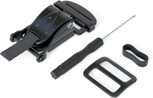 Vista 2 de Kit de hebilla de liberación rápida JAGASOL para casco de motocicleta, accesorios de metal para casco de motocicleta, correa para la barbilla