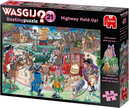Vista 4 de Jumbo Toys, Rompecabezas Destiny 21 Highway Hold Up, para edades 120, Multicolor, 1000 piezas
