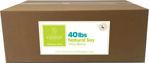Vista 7 de Cera de soja para fabricación de velas, losa de cera de vela de soja de 10 libras, mezcla suave para formulación de fragancia de alta carga