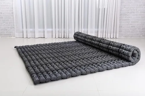 Vista 79 de Leewadee colchón tailandés enrollable para cama de invitados, tapete de yoga, para masaje tailandés, ecológico, orgánico y natural.