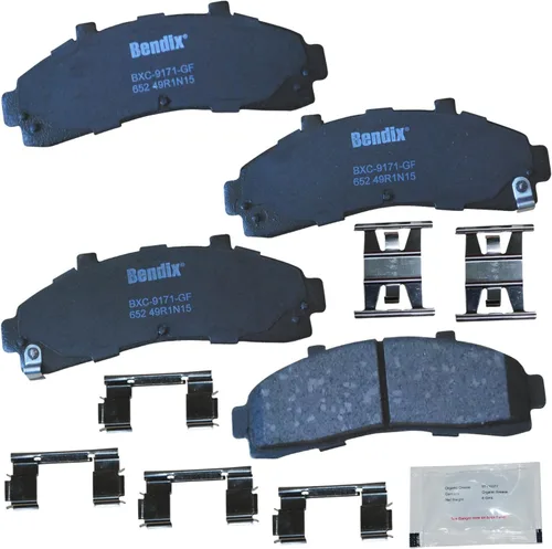 Vista 384 de Bendix Pastillas de freno delanteras de cerámica Priority1 CFC465AK2 para Acura EL 2005-1997, Honda Civic 2011-1996, Insight 2014-2010