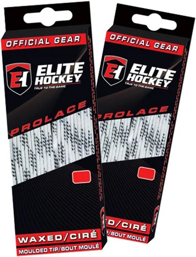 Vista 11 de Elite Hockey Prolace - Juego de 2 pares de cordones encerados para patinaje de hockey