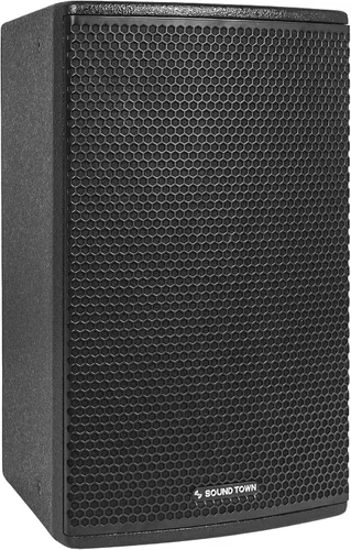 Sound Town CARME Series - Altavoz profesional PA DJ de 2 vías de 12 pulgadas, 700 W, negro con controlador de titanio, madera contrachapada de