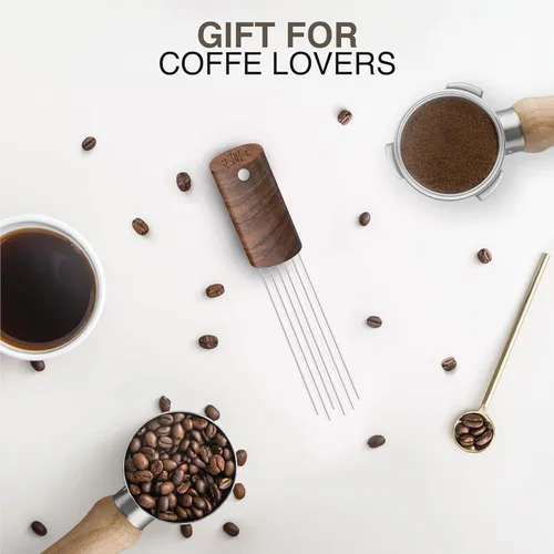 Vista 7 de WDT Tool - Agitadores de café expreso, distribuidor de café, herramientas de barista, herramienta de distribución de agujas de espresso para kit